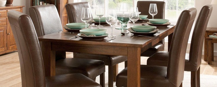 Dark Wood Dining Sets